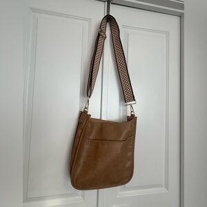 Ahdorned vegan crossbody messenger bag!